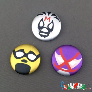 ߥ˴̥Хå3ĥå #A / Metal badges #A