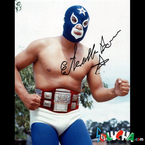 SOLUCHA.com / Estrella Blanca Autographed Photo / エストレージャ・ブランカ サイン入ブロマイド