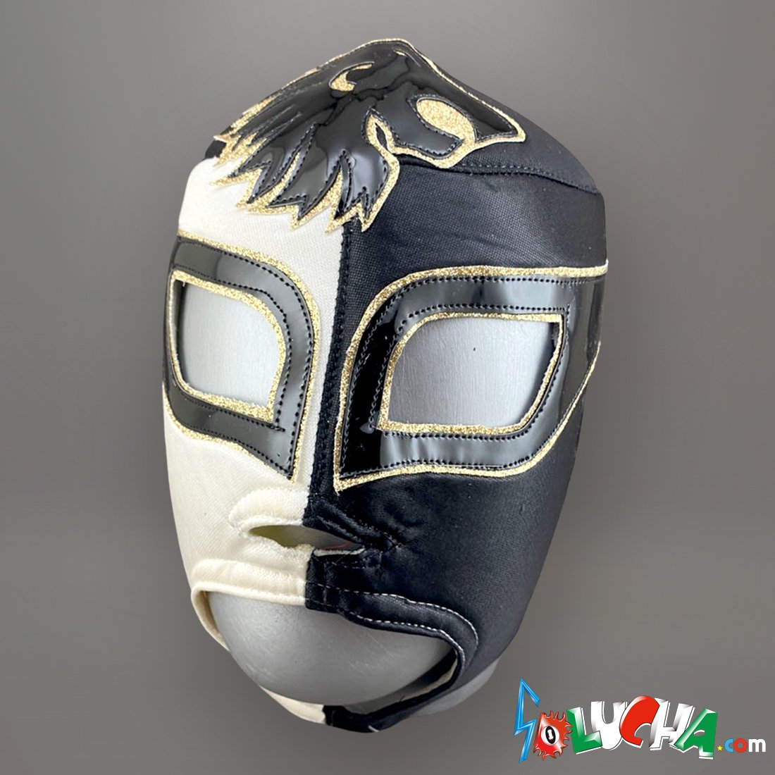ドス カラス 試合用 マスク ビンテージ プロレス ルチャリブレ メキシコ - スポーツ