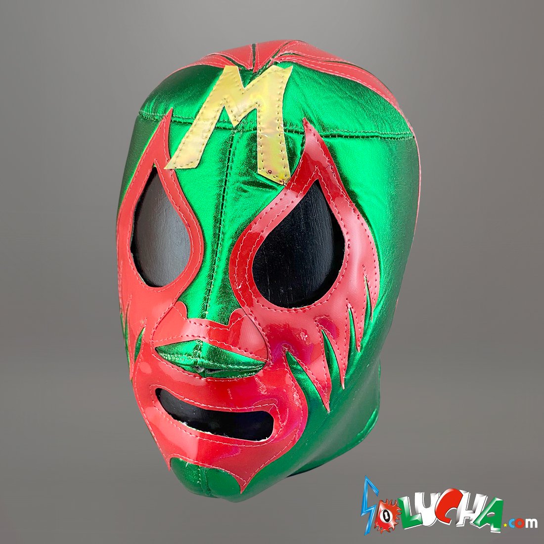 ミルマスカラス 金ラメ mexico milmascaras オーバーマスク ファスナー