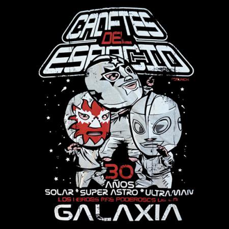 SOLUCHA.com / Los cadetes del Espacio T-Shirt / ロス・カデテス・デル・エスパシオ ルチャリブレTシャツ