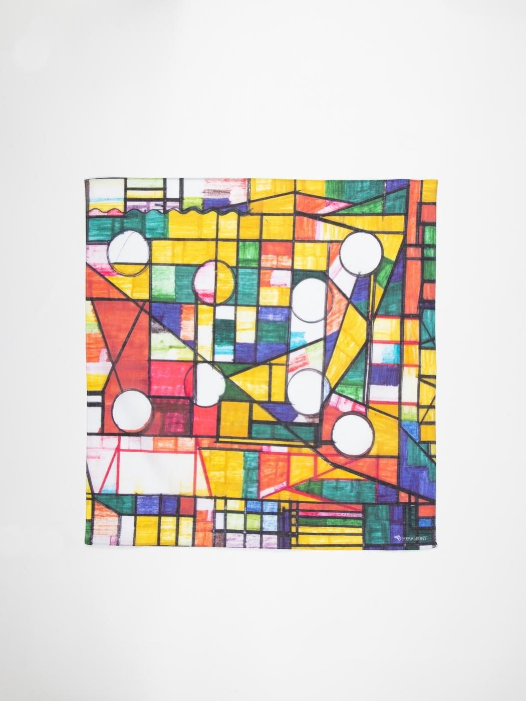 HERALBONY-إܥˡ-ART HANDKERCHIEF-Kiyoshi Yaegashi-NO TITLEʲȡ