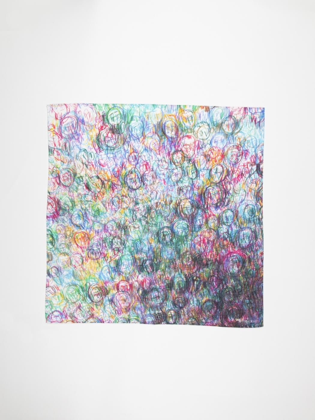 HERALBONY-إܥˡ-ART HANDKERCHIEF-Fujiko Tomisawa -NO TITLE-