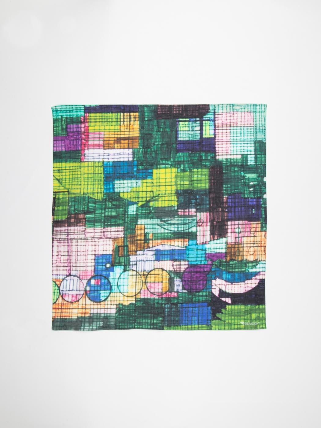 HERALBONY-إܥˡ-ART HANDKERCHIEF-Kiyoshi Yaegashi-NO TITLECAR