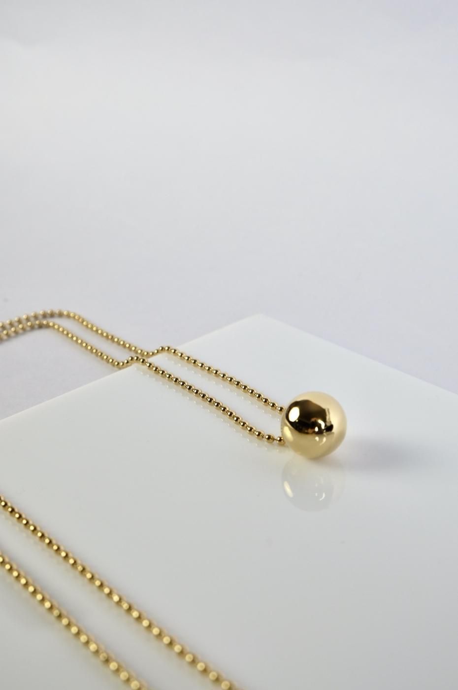 R.ALAGAN ララガン-BALL NECKLACE-GOLD - LOCALERS