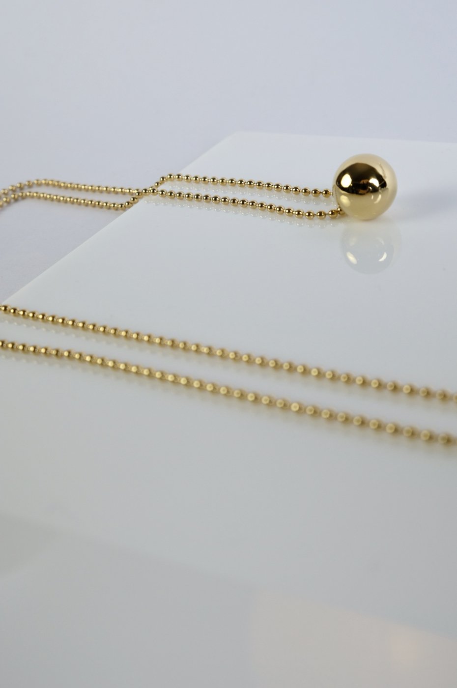 R.ALAGAN ララガン-BALL NECKLACE-GOLD - LOCALERS