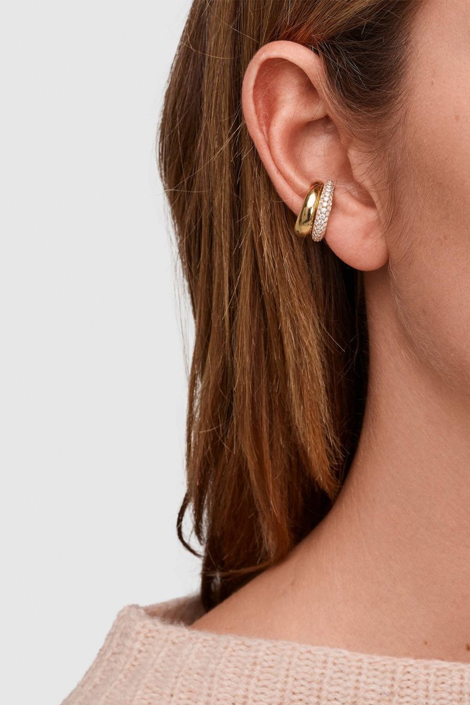 TOM WOOD トムウッド-Ear Cuff Thick Gold - - LOCALERS