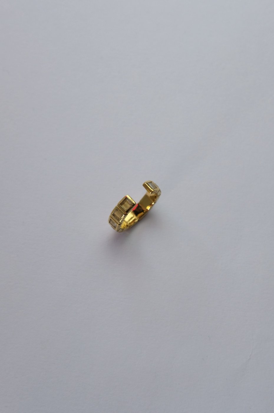 R.ALAGAN ララガン-SMALL TILE RING-GOLD - LOCALERS