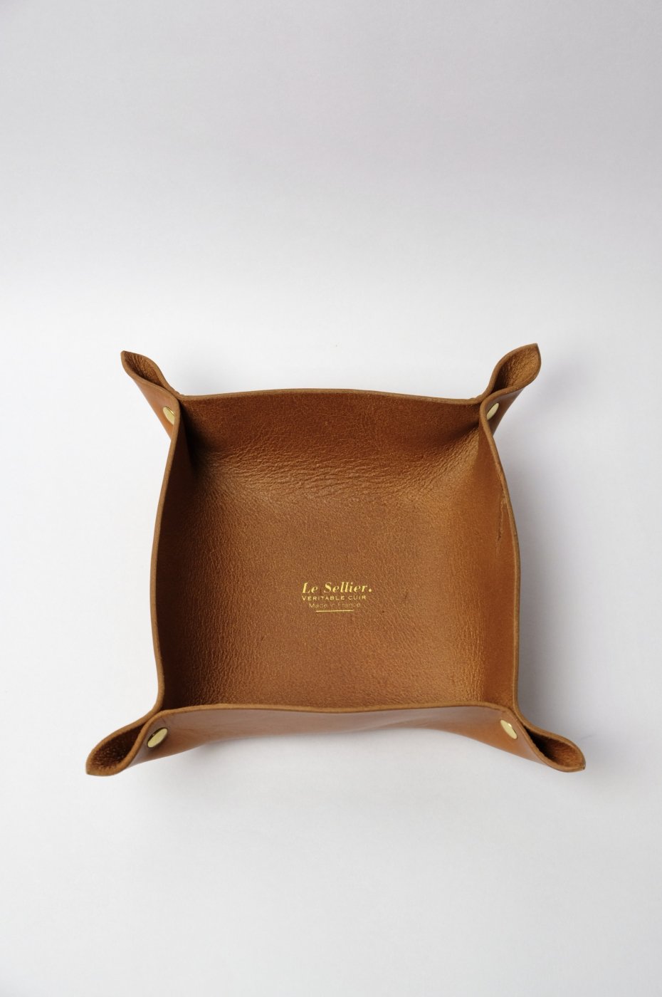 Le Sellier ル・セリエ -LEATHER TRAY-BROWN