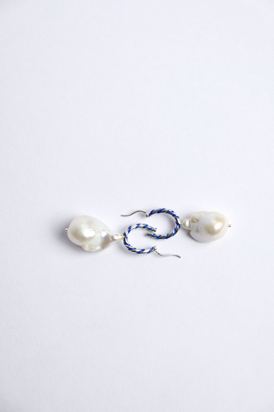 R.ALAGANララガン-STRIPE PEARL EARRINGS - LOCALERS