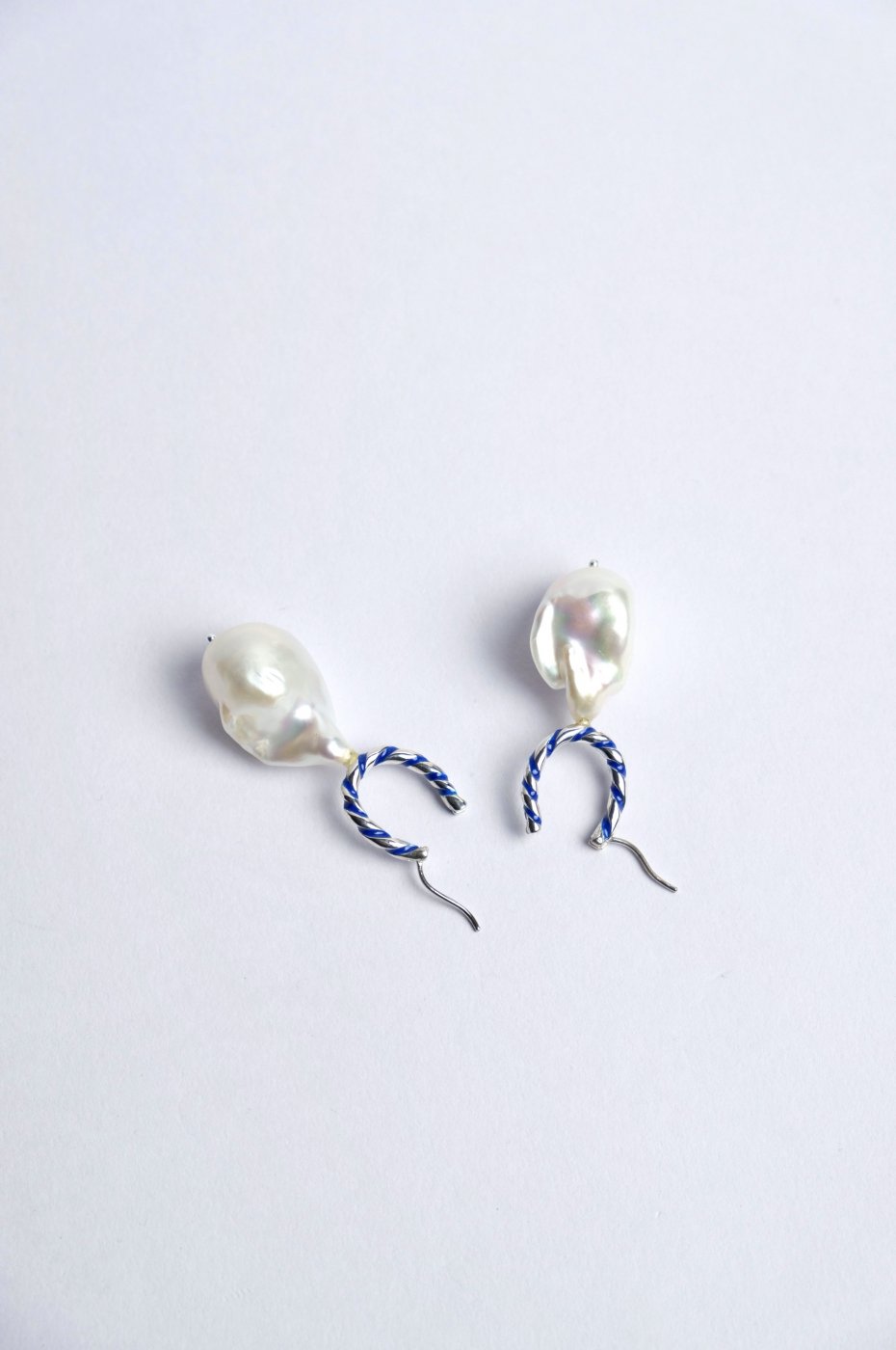 R.ALAGANララガン-STRIPE PEARL EARRINGS - LOCALERS