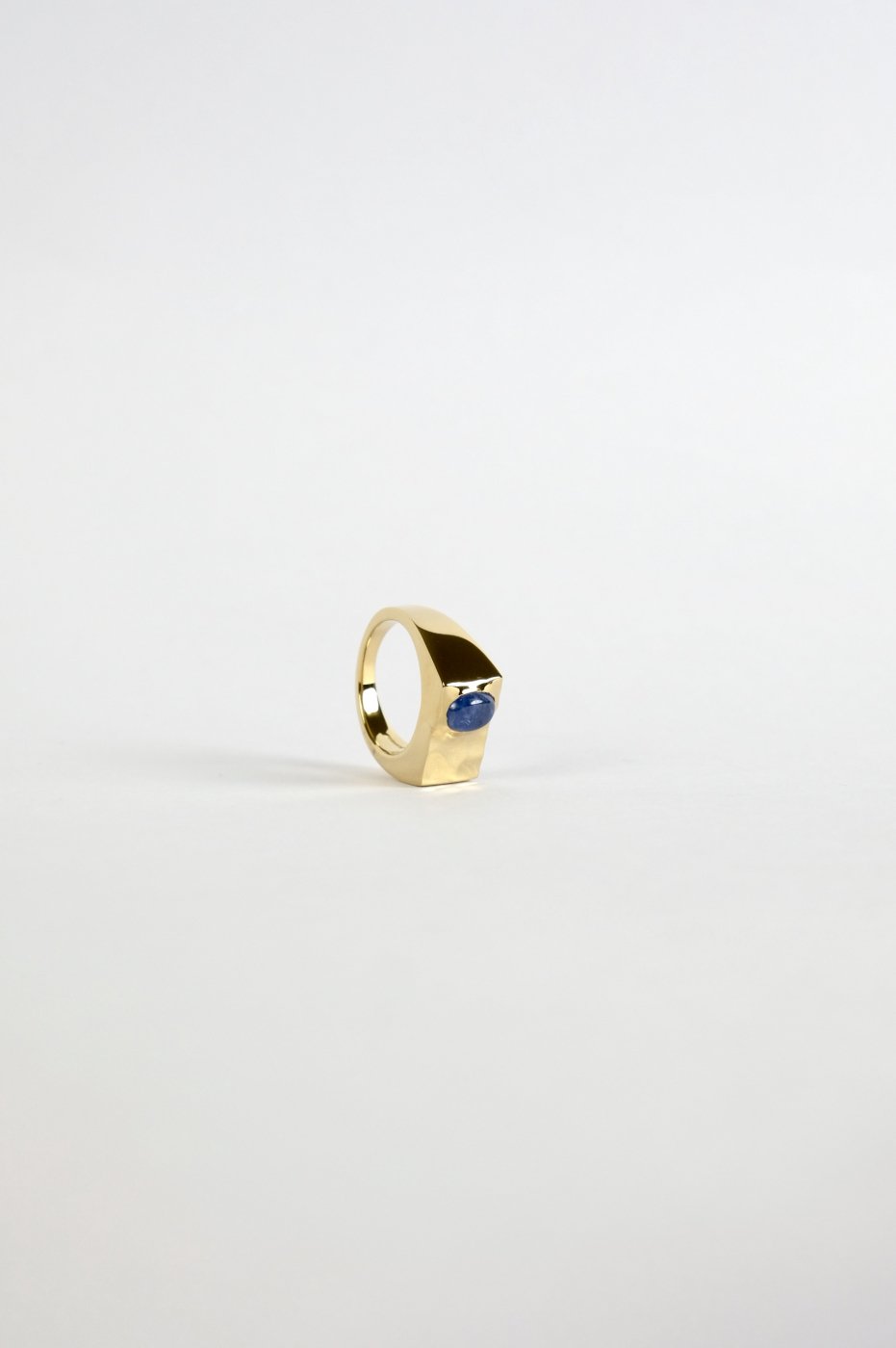 MATELIALSSilveR.ALAGAN Oval Stone Signet Ring リング - リング