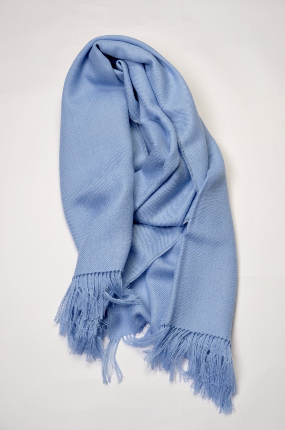 THE INOUE BROTHERS...ザ イノウエブラザーズ-NON BRUSHED LARGE STOLE-BABY BLUE-