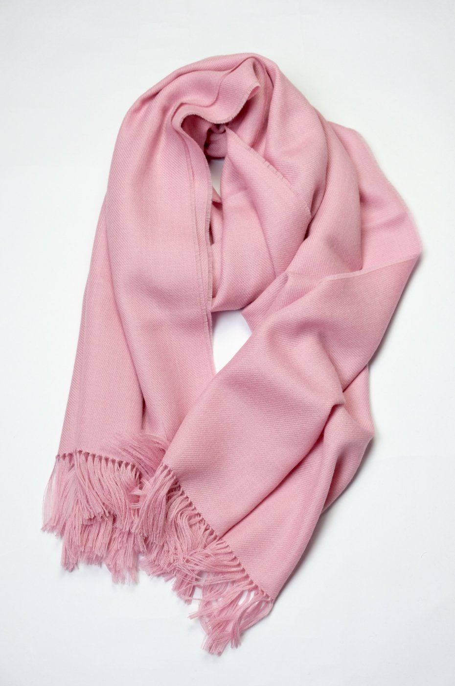 THE INOUE BROTHERS...ザ イノウエブラザーズ-NON BRUSHED LARGE STOLE-BABY PINK-