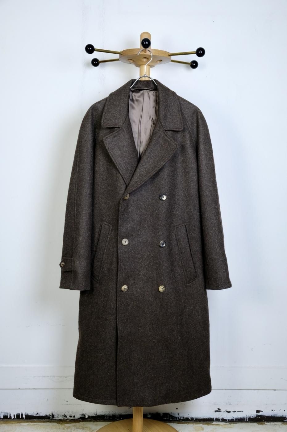 DE BONNE FACTURE ǥܥ󡦥ե塼-GRANDAD TRENCH COAT-EBONY