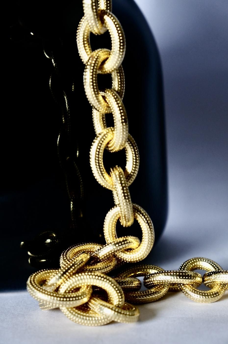新規購入 ITALIAN ララガン-DOT R.ALAGAN CHAIN LOCALERS - NECKLACE-GOLD アクセサリー