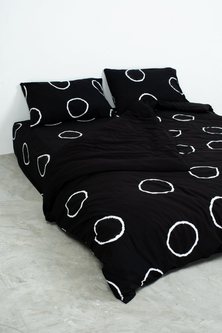 SUKU HOME スクホーム-QUILT COVER SET-MOON(TYE-DYED)