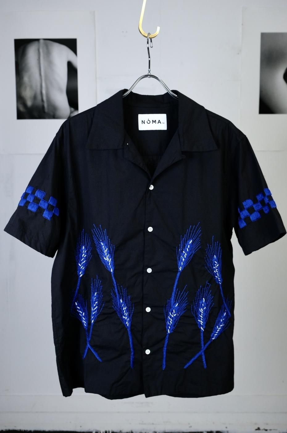 <img class='new_mark_img1' src='https://img.shop-pro.jp/img/new/icons20.gif' style='border:none;display:inline;margin:0px;padding:0px;width:auto;' />30%OFFNOMA t.d.-Ρޥƥǥ-HOPE SS SHIRT HAND EMBROIDERY-BLACK