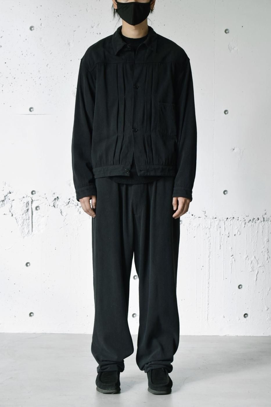 COMOLI コモリ -シルクネップ TYPE-1st/BLACK- - LOCALERS