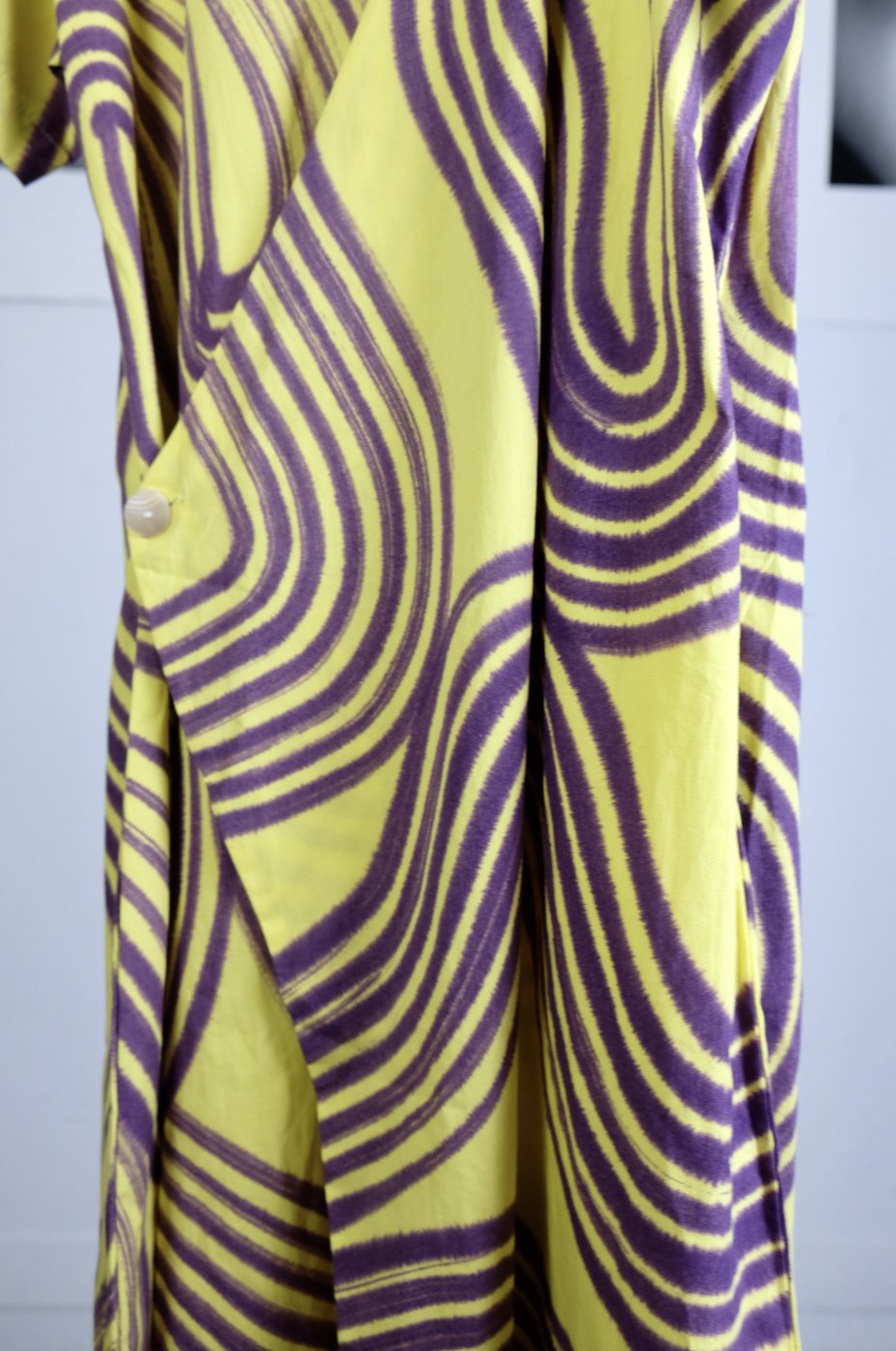 SUKU HOME スクホーム-WRAP DRESS-YELLOW FLUX - LOCALERS