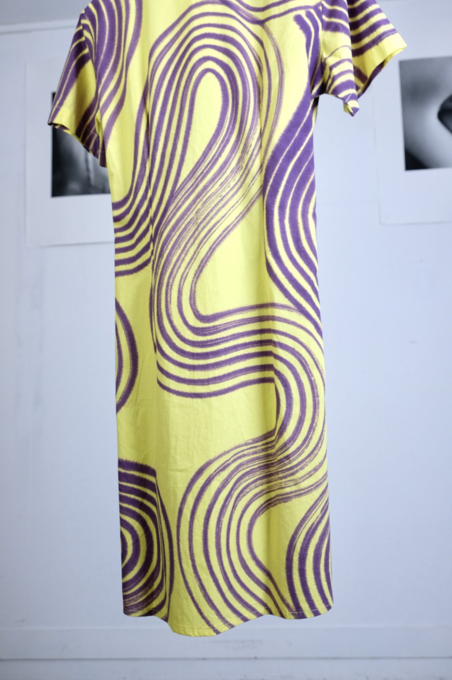 SUKU HOME スクホーム-WRAP DRESS-YELLOW FLUX - LOCALERS