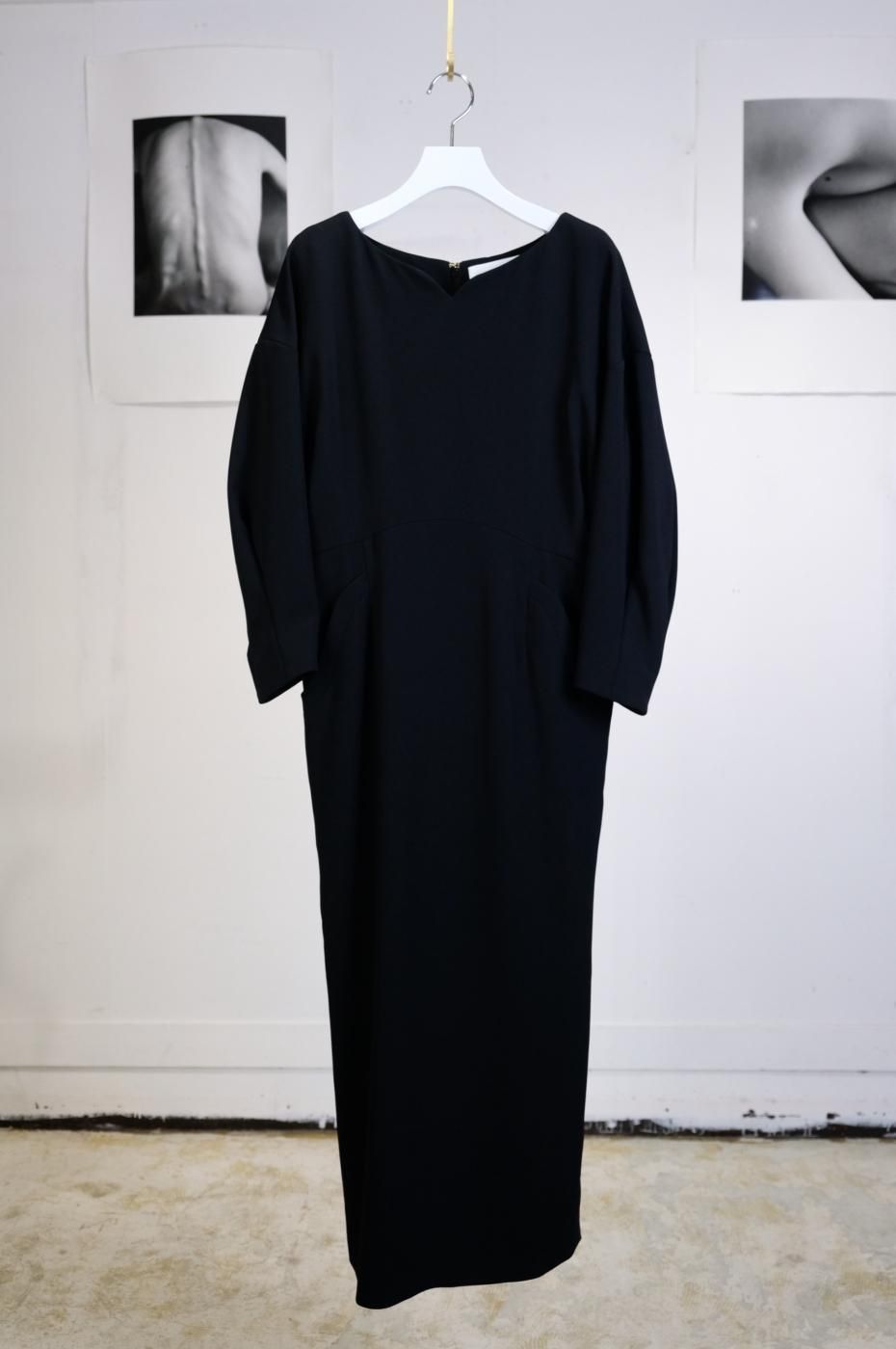 Mame Kurogouchi】Boat Neck Dress 全2色 要在庫確認 ワンピース