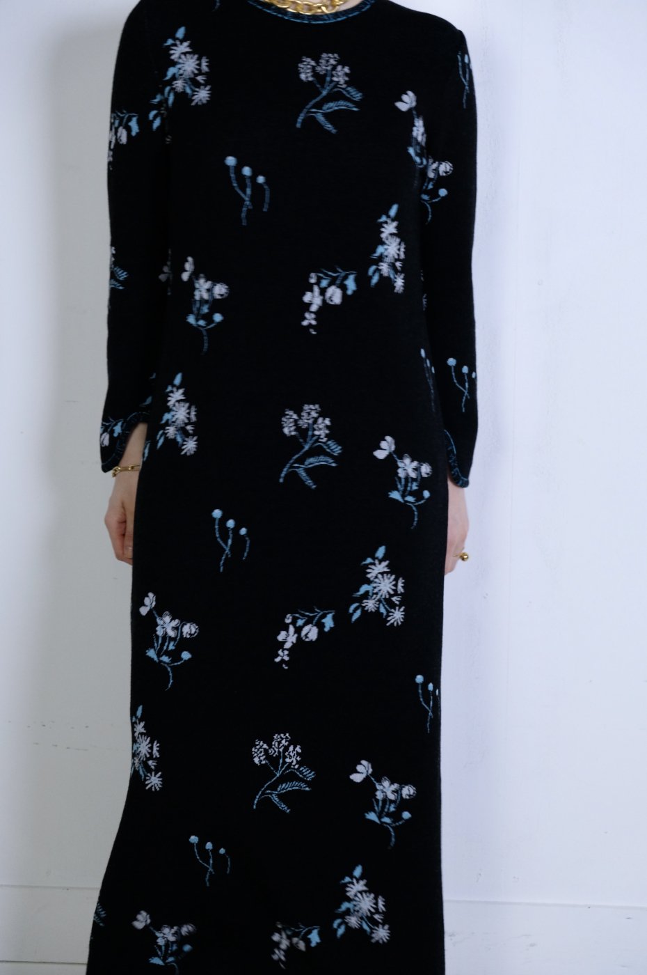 Floral Jacquard Dress Mame Kurogouchi | myglobaltax.com