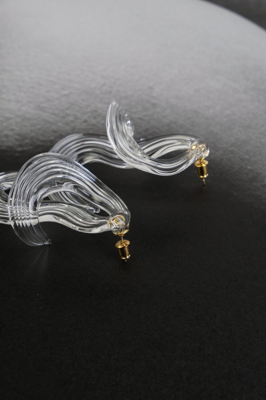 価格 mame マメ Glass Icicles Pierced Earrings asakusa.sub.jp