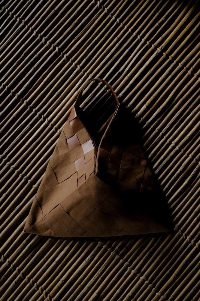 KAMAROA'N ޥ-DIAMOND BAG-CHESTNUT