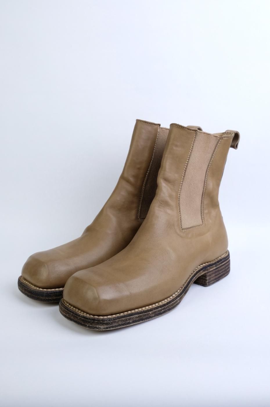 GUIDI ǥ -79086E CHELSE BOOTS-CAMEL