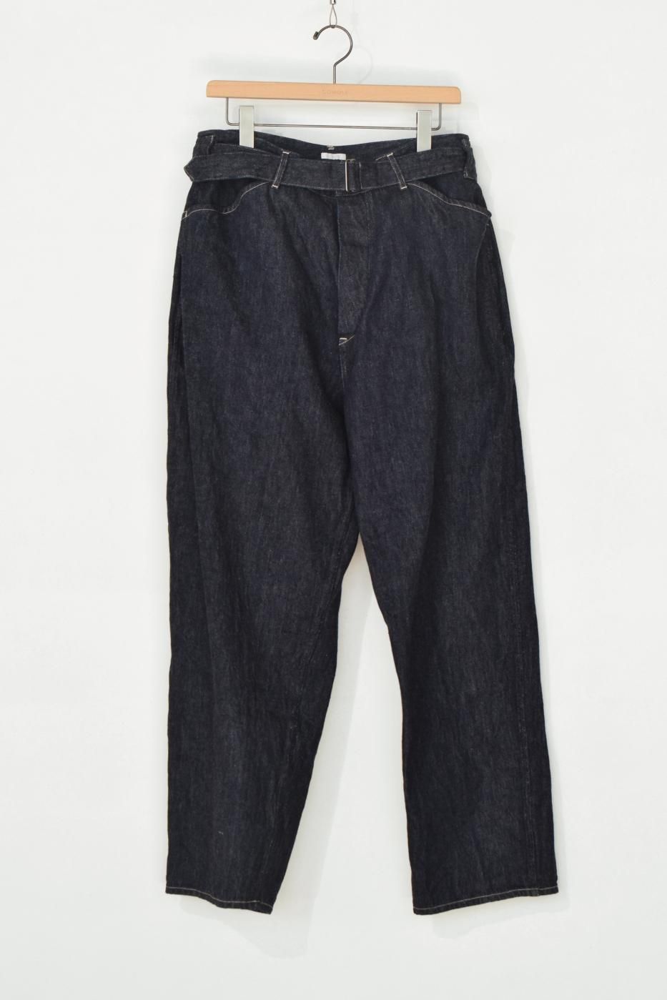 COMOLI -ǥ˥ ٥ƥåɥѥ-NAVY