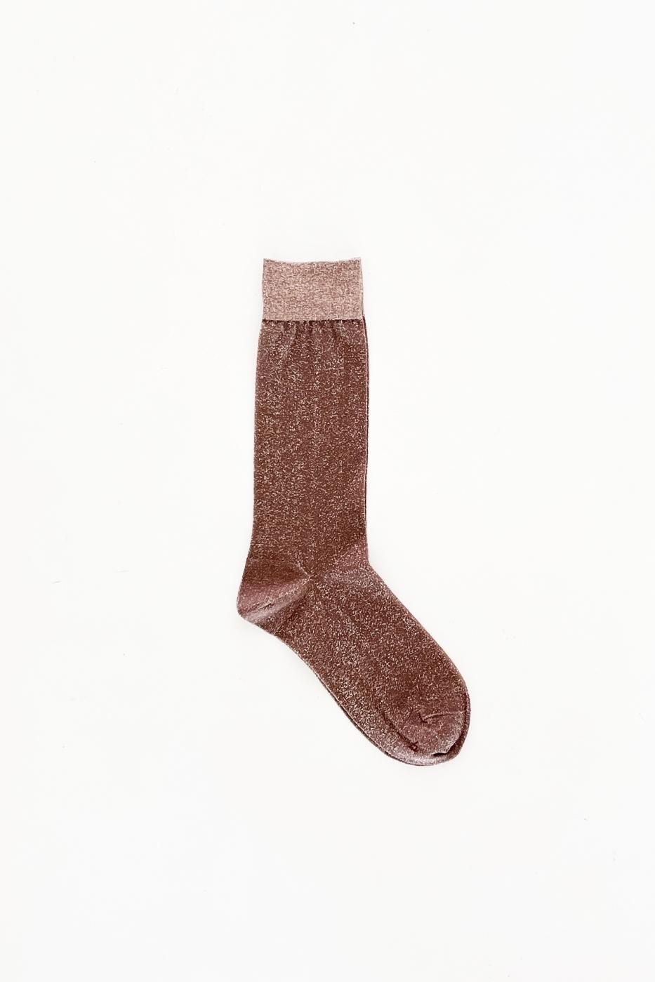 babaco ХХ-SHEER LUREX SOCKS-COPPER
