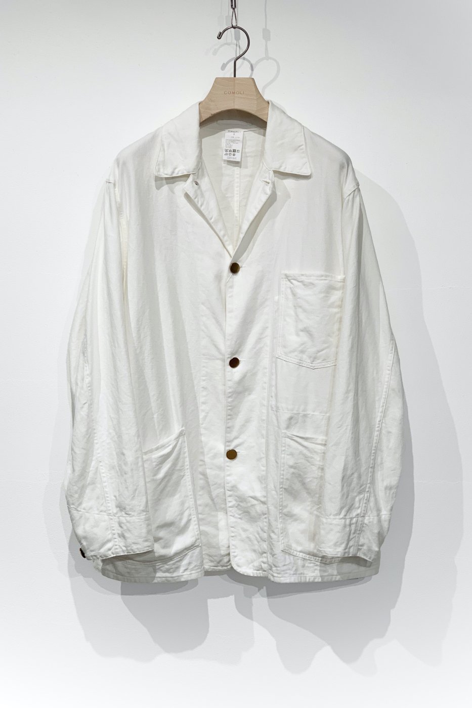 15,510円comoli ホワイトジャケット