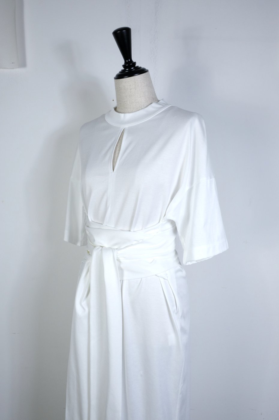 マメクロゴウチ Suvin Cotton Jersey Dress 2