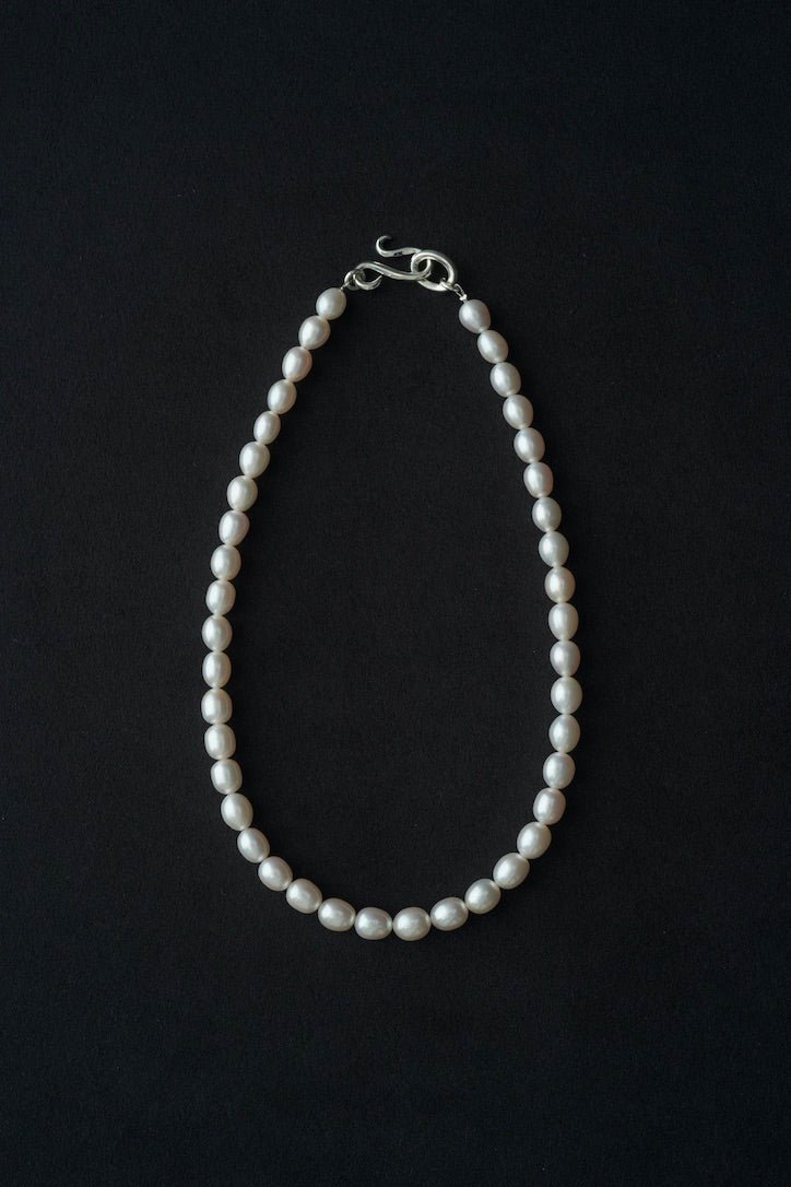 R.ALAGAN 饬-SMALL OVAL PEARL NECKLACELIMITED ITEM-