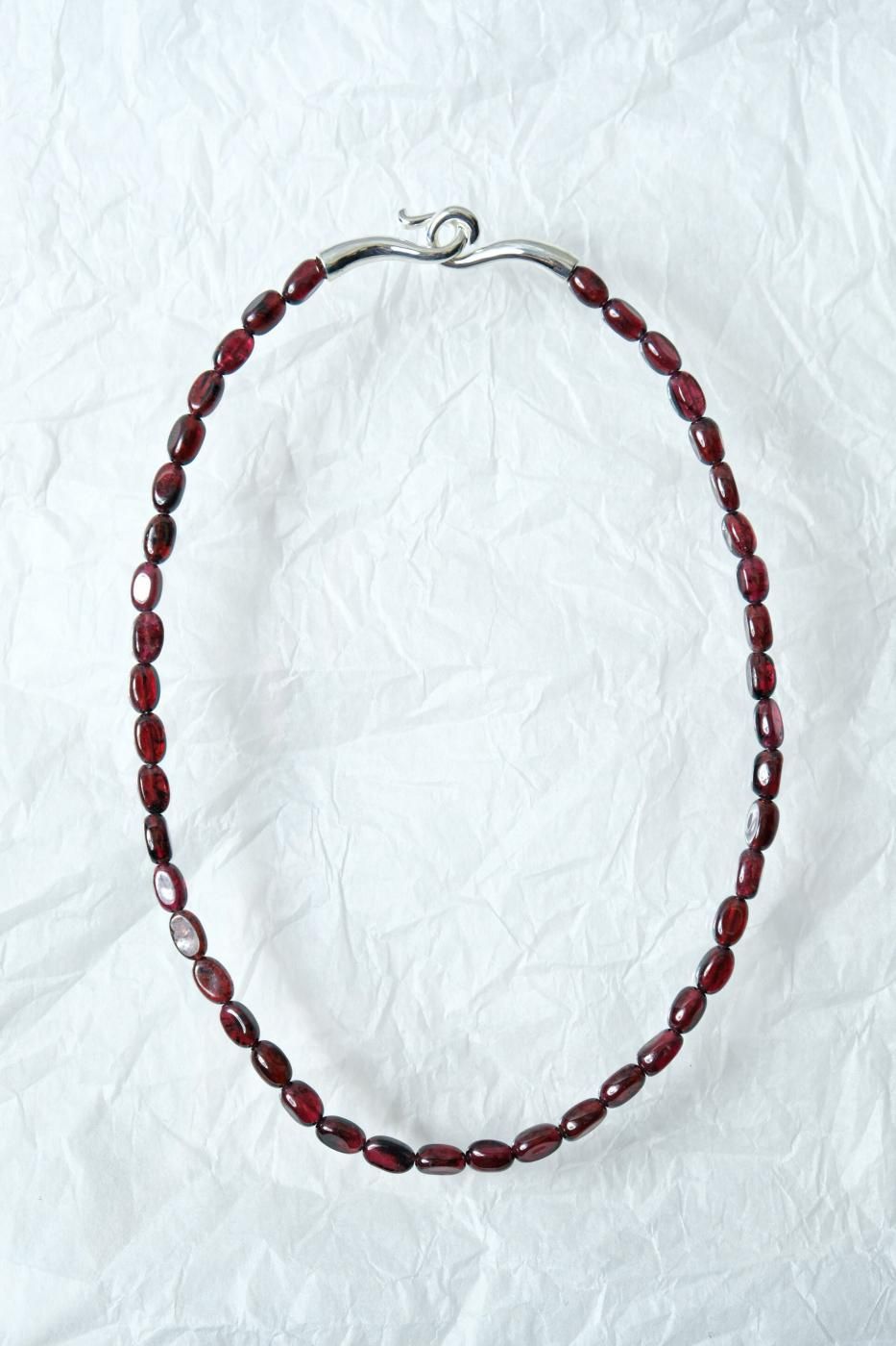 【新品未使用品】RALAGAN SHOKA COLLAR ※キープ R.ALAGAN ララガン-SHOKA COLLAR / OVAL GARNET(LIMITED ITEM