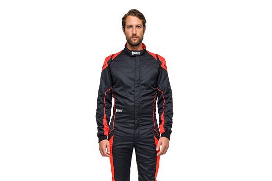 Freem Japan Modelレーシングスーツ（ブラック×蛍光レッド） - Hitotsuyama Racing Online Shop