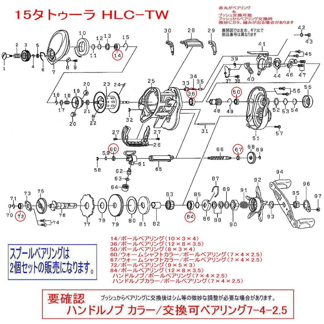 ダイワ タトゥーラHLC 8.1L-TW やみつき