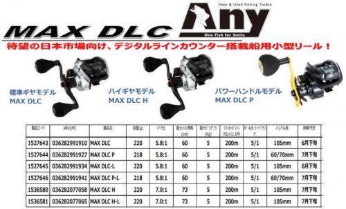 アブガルシア　MAX　DLC (デジタルラインカウンター)
