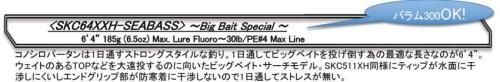 レジットデザイン スクアド ボートシーバス SKC64XXH-SEABASS Big Bait Specia