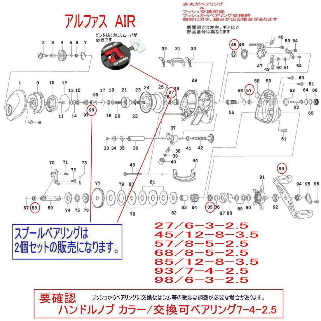 ダイワ(DAIWA) アルファス AIR 5.8R(右ハンドル) (お取り寄せ