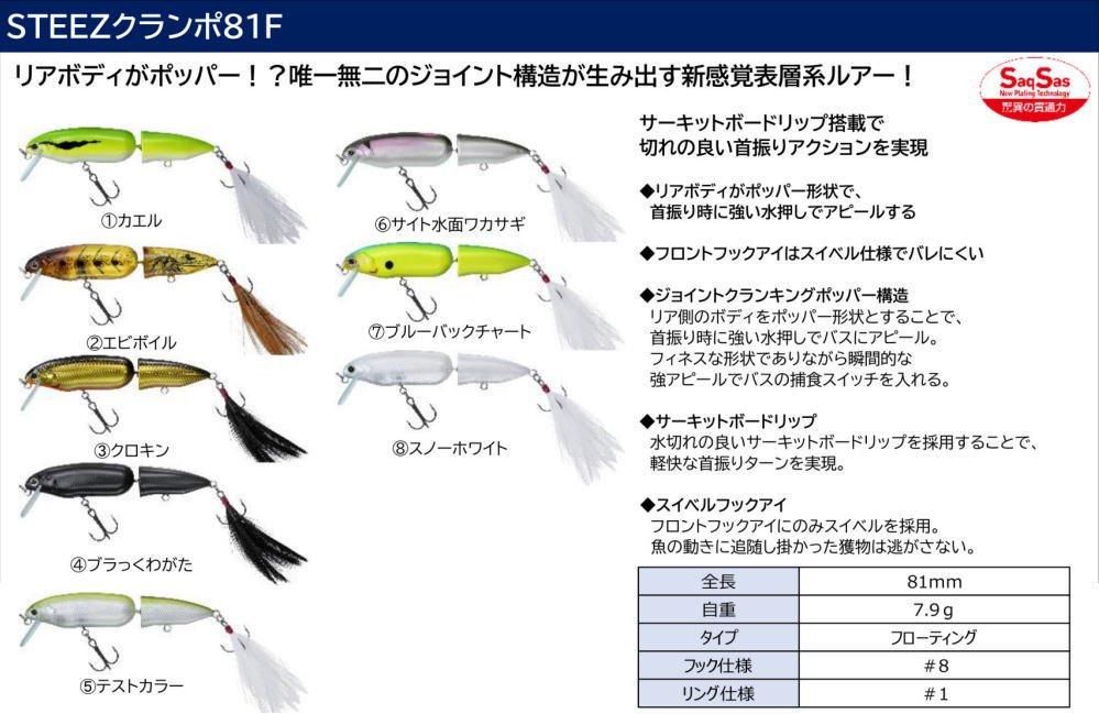 DAIWA（釣り） ダイワ スティーズクランポ 81F クロキン : 釣具