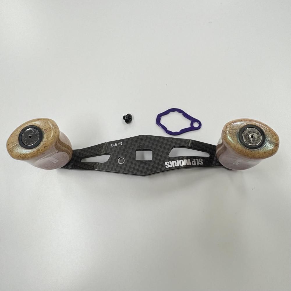SLPワークス RCSB カーボンライトクランクハンドル 85mm(Iシェイプコルクノブ付き) 中古品