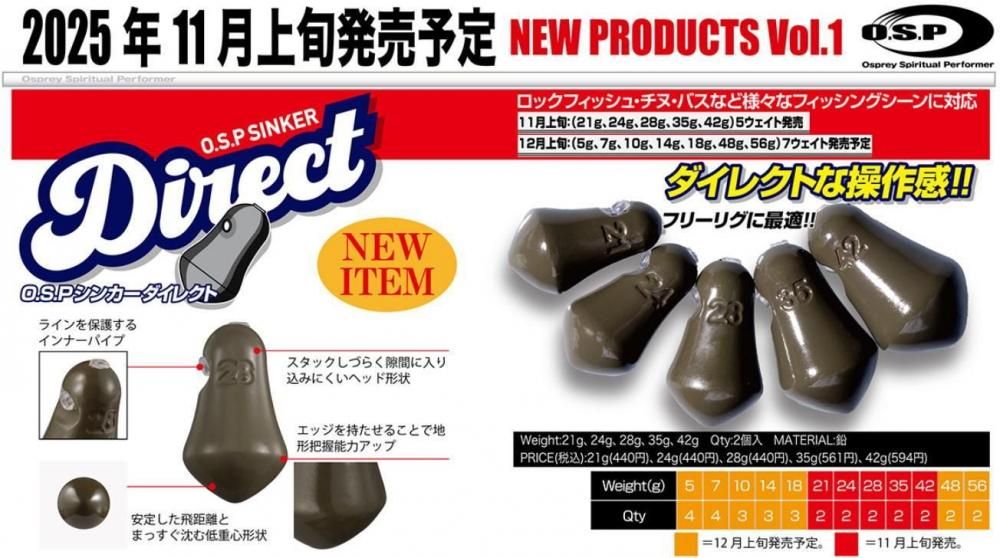 OSP シンカー ダイレクト