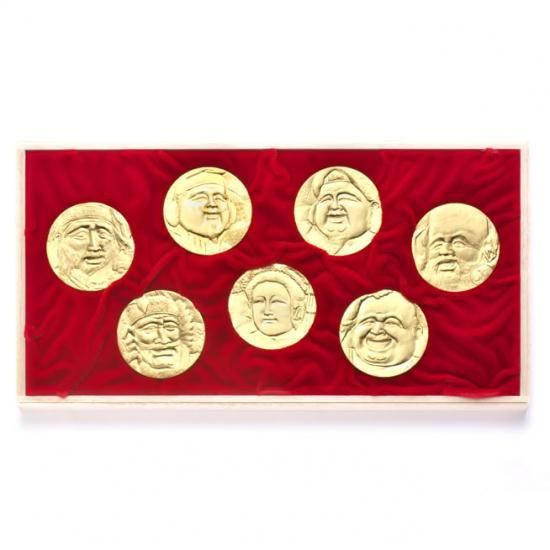 b*y様 七福神　メダル　純銀刻印　7枚セット K24 七福神メダル 7個セットの買取実績【金・貴金属の買取本舗