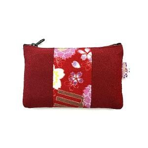 京都 清水茶わん坂 和雑貨 巾着付きスクエアバッグ（14color）