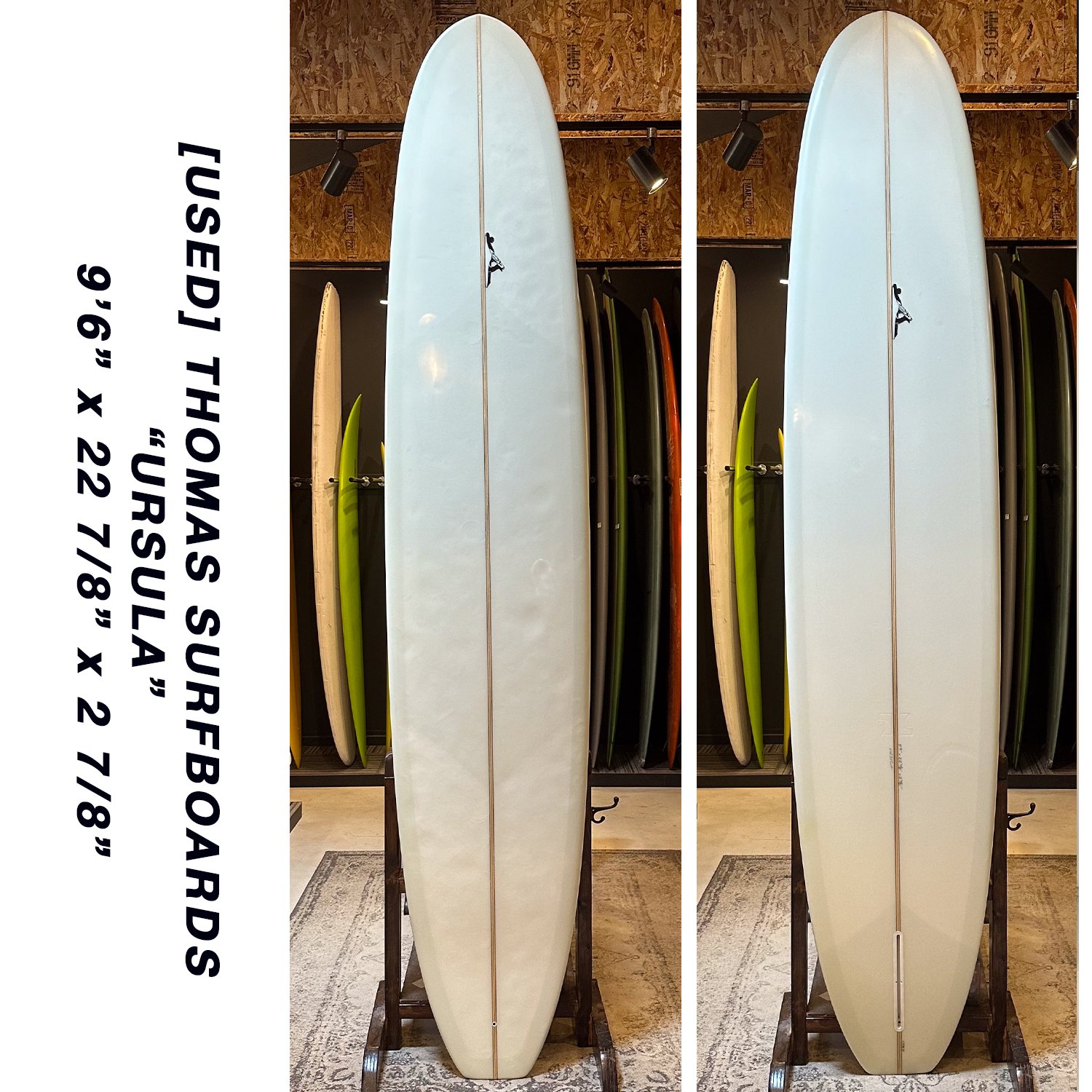 <img class='new_mark_img1' src='https://img.shop-pro.jp/img/new/icons25.gif' style='border:none;display:inline;margin:0px;padding:0px;width:auto;' />USED BOARDThomas surfboards URSULA 9'6" ()