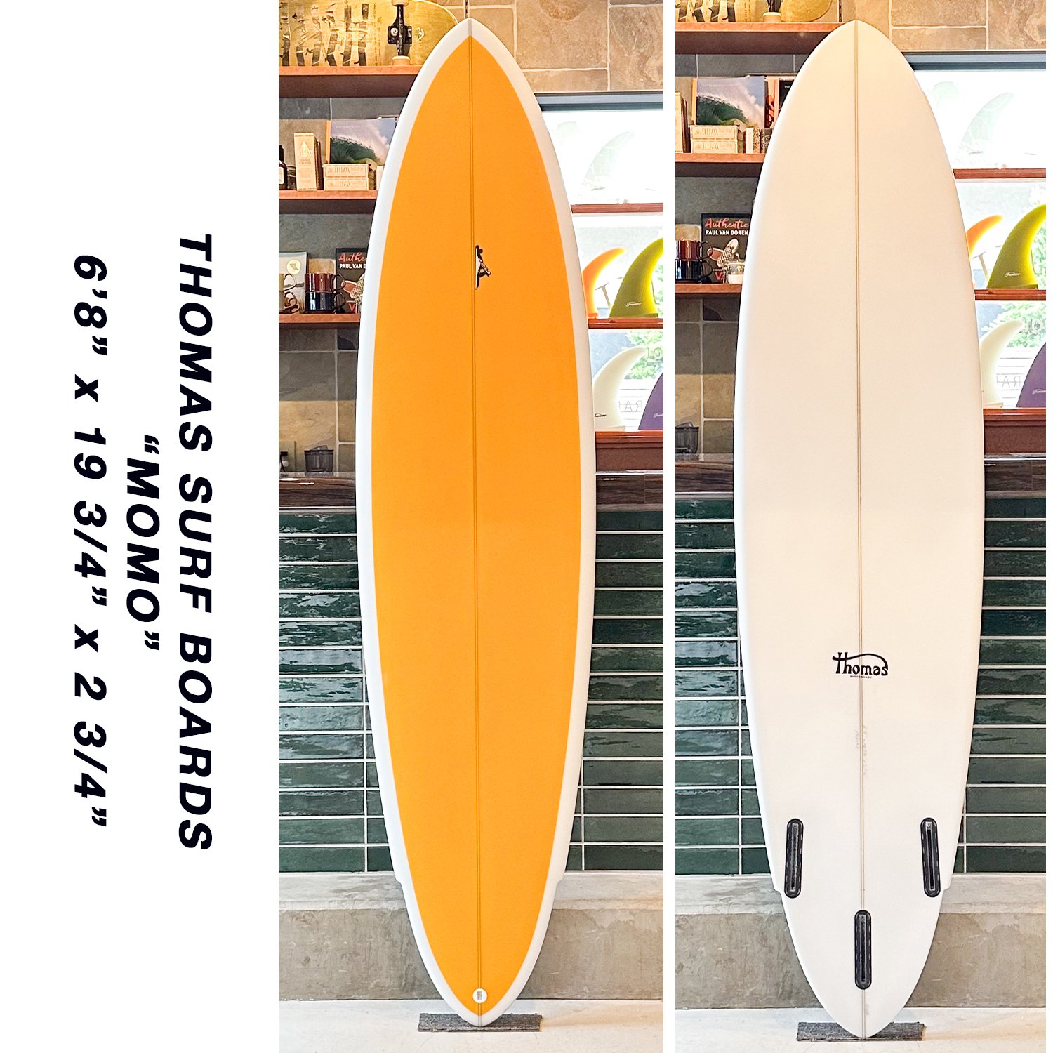 <img class='new_mark_img1' src='https://img.shop-pro.jp/img/new/icons14.gif' style='border:none;display:inline;margin:0px;padding:0px;width:auto;' />THOMAS SURF BOARDS / MOMO 6'8"  FINå