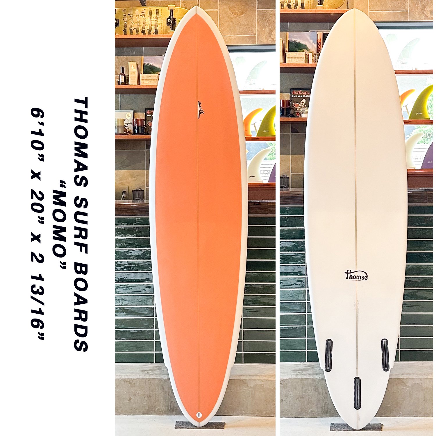 <img class='new_mark_img1' src='https://img.shop-pro.jp/img/new/icons14.gif' style='border:none;display:inline;margin:0px;padding:0px;width:auto;' />THOMAS SURF BOARDS / MOMO 6'10"  FINå