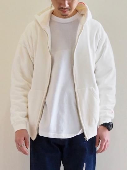 和歌山産で編み立てた重厚感ある裏毛のzipパーカ Melple メイプル Ocean Park Zip Hoodie パーカー 日本製 21ss Andraff アンドラフ 公式ホームページ